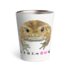 はちゅ部屋-爬虫類・両生類好きのデザイングッズ-のヒキガエル愛好家のためのグッズ Thermo Tumbler