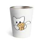 グリヴェール森の雑貨のねこ【白】 Thermo Tumbler