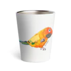 プラナリ屋。のクルミを食べるコガネメキシコインコ。 Thermo Tumbler