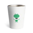 killer frogsのTシャツを着るカエルくん Thermo Tumbler