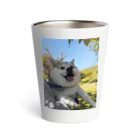 さくらパラダイスの笑顔まん丸犬 Thermo Tumbler