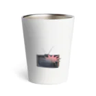 rabbiのモノクロテレビ - black and white TV Thermo Tumbler