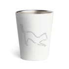 しぶやのsuzuriのneko線 Thermo Tumbler