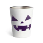 ゆずずショップのハロウィンおばけカボチャ🎃 Thermo Tumbler