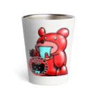 Hurryz HUNGRY BEARのHurryz HUNGRY BEAR レッドメタル風 Thermo Tumbler