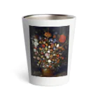 世界の絵画アートグッズのヤン・ブリューゲル（父）《木の器に咲く花》 Thermo Tumbler