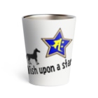 PY Kobo Yuko’ｓ Galleryの【開運祈願】星に願いを！ Wish upon a star! 午年生まれ守護梵字サク Thermo Tumbler