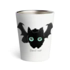 amemugi（あめむぎ）の悪魔みたいな猫 Thermo Tumbler