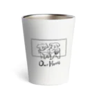 SLOTH STORYのOur MOVIE【white】 Thermo Tumbler