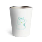 ぶんしろう堂のゆるかわ、まねきねこさん Thermo Tumbler