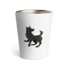 もちねこやの星を纏う犬 Thermo Tumbler