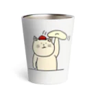 ＋Whimsyのピザ屋さんねこ Thermo Tumbler