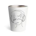 PaPoちゃん！！のペン描きベッドホンくん Thermo Tumbler