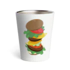 AWESOME HAMBURGERのダブルチーズバーガー Thermo Tumbler