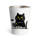 kocoon（コクーン）の嵐を招く黒猫 Thermo Tumbler