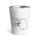 森のkumataroの森のクマタロ 仕事のひと息 Thermo Tumbler