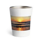 One natureのオレンジ夕日 Thermo Tumbler