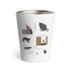 五月のいたずら猫妖怪 Thermo Tumbler