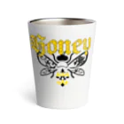 mouthの蜂デザイン(Honey) Thermo Tumbler