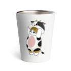 mofusandのねこかぶり（うし） Thermo Tumbler