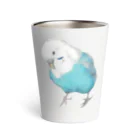 森図鑑の[森図鑑]セキセイインコ オパーリン Thermo Tumbler