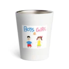 絵が下手な人。のBoys & Girls Thermo Tumbler