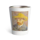 Masterpieceのゴッホ　/　麦わら帽子をかぶった自画像　Self-Portrait with a Straw Hat 1887 Thermo Tumbler