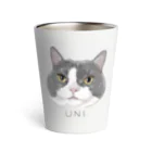 みきぞーん｜保護猫 ミッキー画伯と肉球とおともだちのUNI. サーモタンブラー