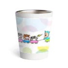 さぼてんのネコミュニケーションのさぼてん家のお出かけ Thermo Tumbler