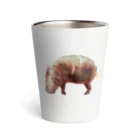 文様動物園 Pattern Zoo Museum shopの算木崩し × コビトカバ Thermo Tumbler