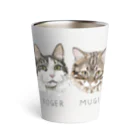 みきぞーん｜保護猫 ミッキー画伯と肉球とおともだちのmugi & roger Thermo Tumbler