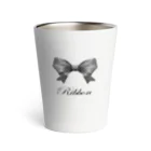 savannahのRibbon-Black Thermo Tumbler