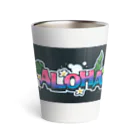 アトリエ チョークアートmili のアロハ文字チョークアート Thermo Tumbler