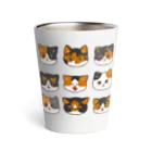 ふわにゃんshopのうちのミケちゃん Thermo Tumbler