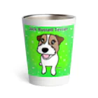 虹色PLUSのジャックラッセルテリア犬　メロンソーダだワン Thermo Tumbler