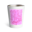 スマホ絵師 ほそゆか【公式ッ】の元気なぴんくちゃん Thermo Tumbler