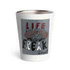 moso＿printのLIFE IS FREAKSHOW サーモタンブラー