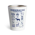 KAWAGOE GRAPHICSのHORSERACING GRAPHICS 紺 サーモタンブラー