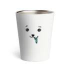 しらいちゃんお絵かきショップのおやつ待ちヨダレ犬 Thermo Tumbler