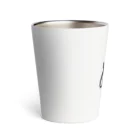 もこもこイエティのぴういロゴデザイン Thermo Tumbler