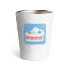 Chill`s Factoryのしろいケーキ シマエナガ Thermo Tumbler