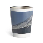 下田村の冠雪した富士山 Thermo Tumbler