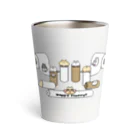 Happy Fluffy* ： 桜香*のドット絵ハムスター：サーモタンブラー Thermo Tumbler