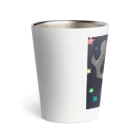 Ostrich Gamesのデリシャストナカイ‐ブラック‐ Thermo Tumbler