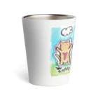 Happy Helper いぬたまの変化のないYMCAねこ Thermo Tumbler