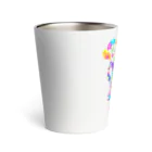 AtelierBoopのトイプードル　フラワーパーティ Thermo Tumbler