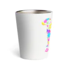 AtelierBoopのラブラドール　フラワーパーティ Thermo Tumbler