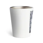 木壴寸のアルコールインクアート　クロ　衝撃 Thermo Tumbler