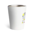 絵手紙　Fujiのたぬき絵手紙 Thermo Tumbler