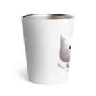 DECORの気づかいのできるネコ　ハート（ぷっくり風）ver. Thermo Tumbler